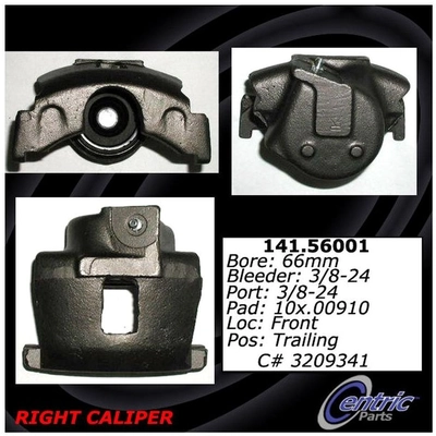 Front Right Rebuilt Caliper With Hardware by CENTRIC PARTS - 141.56001 pa2