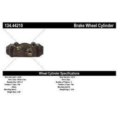 Front Right Wheel Cylinder by CENTRIC PARTS - 134.44210 pa3