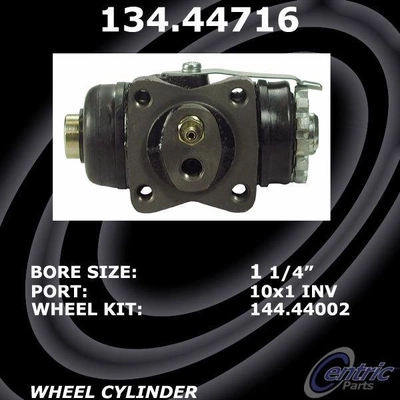 Cylindre de roue avant droite par CENTRIC PARTS - 134.44716 pa1