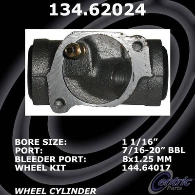 Cylindre de roue avant droite by CENTRIC PARTS - 134.62024 pa16