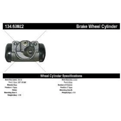 Front Right Wheel Cylinder by CENTRIC PARTS - 134.63022 pa4