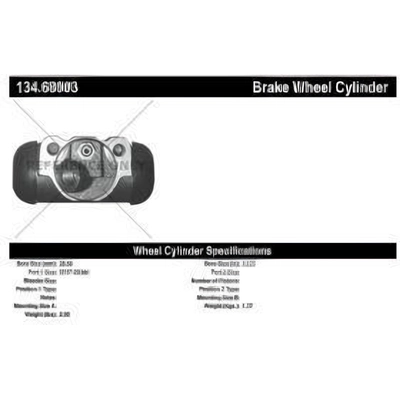 Front Right Wheel Cylinder by CENTRIC PARTS - 134.68003 pa3