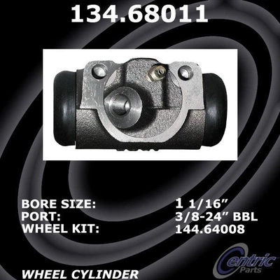 Front Right Wheel Cylinder by CENTRIC PARTS - 134.68011 pa1