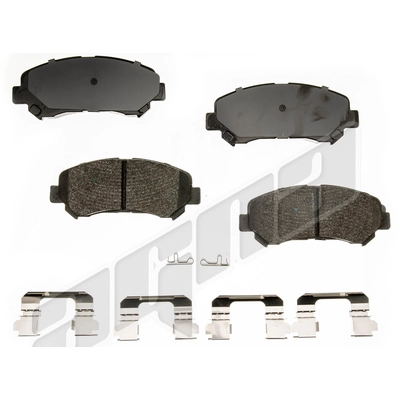 Front Semi Metallic Pads by AGNA BRAKES - ALD1338M pa1