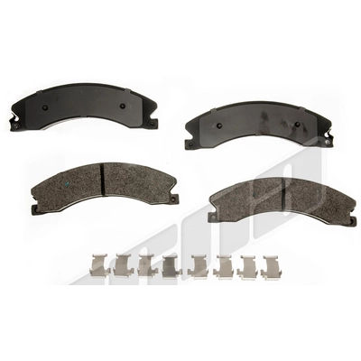 Front Semi Metallic Pads by AGNA BRAKES - ALD1411M pa1