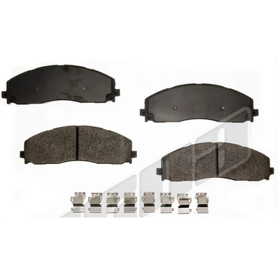 Front Semi Metallic Pads by AGNA BRAKES - ALD1680M pa1