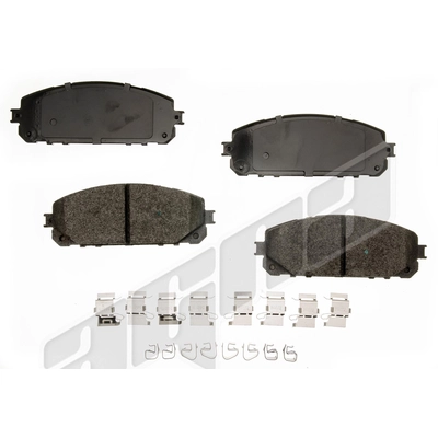 Front Semi Metallic Pads by AGNA BRAKES - ALD1709M pa1
