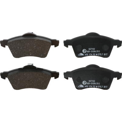 Front Semi Metallic Pads by ATE - 607102 pa1