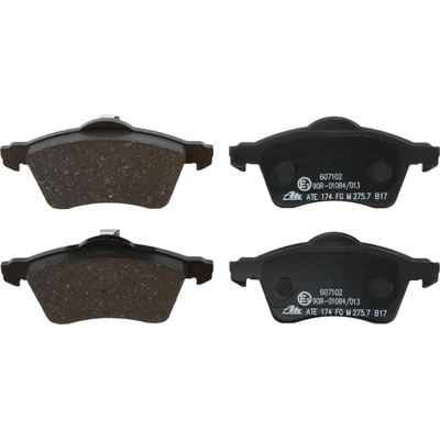 Front Semi Metallic Pads by ATE - 607102 pa2