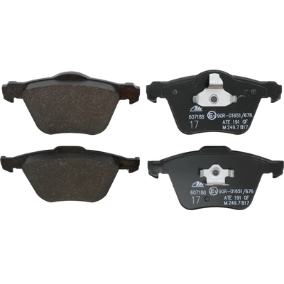 Front Semi Metallic Pads by ATE - 607188 pa2