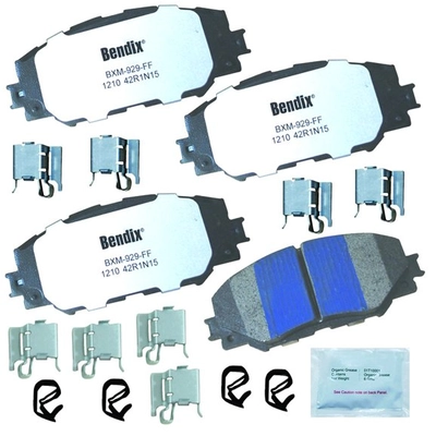 BENDIX - MKD1210FM - Semi-Metallic Front Disc Brake Pads pa1