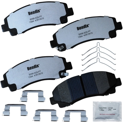 Front Semi Metallic Pads by BENDIX - MKD1584FM pa1