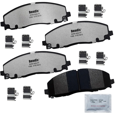 Front Semi Metallic Pads by BENDIX - MKD1589FM pa1