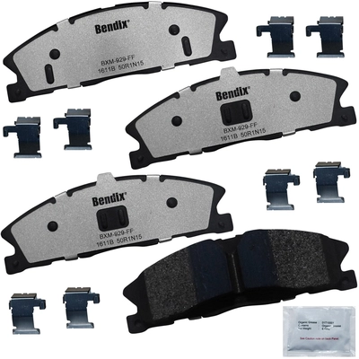 BENDIX - MKD1611BFM - Semi-Metallic Front Disc Brake Pads pa1