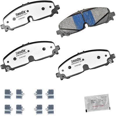 BENDIX - MKD2371FM - Semi-Metallic Front Disc Brake Pads pa2