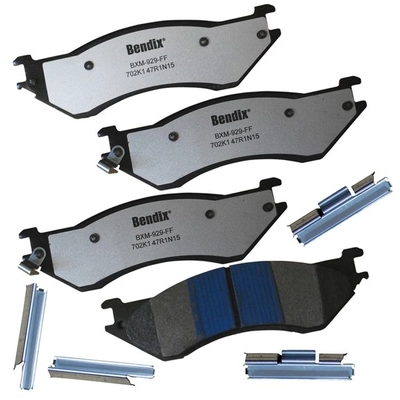 Front Semi Metallic Pads by BENDIX - MKD702K1FM pa1