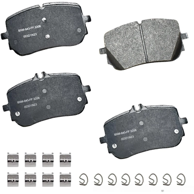 BENDIX - SBM2206 - Front Disc Brake Pad Set pa1