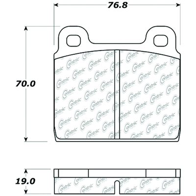 Front Semi Metallic Pads by CENTRIC PARTS - 102.00451 pa5