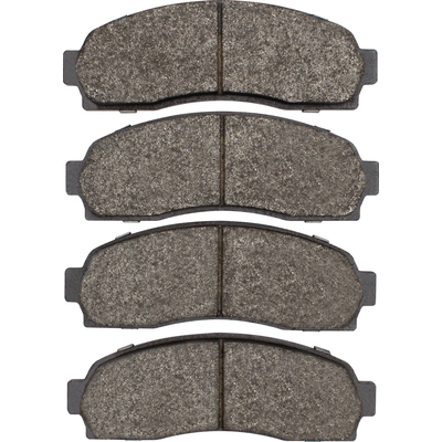 Front Semi Metallic Pads by DYNAMIC FRICTION COMPANY - 1214-0833-00 pa6