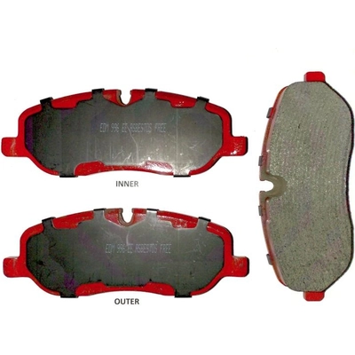 Front Semi Metallic Pads by EUROROTOR - F1D1098H pa3