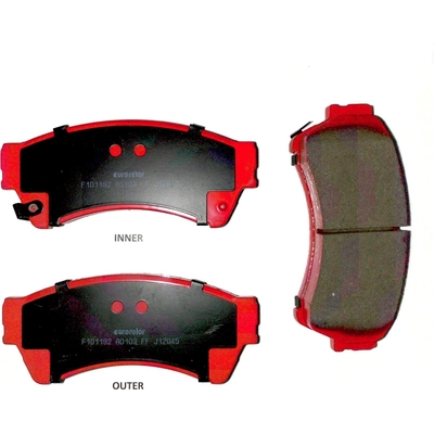 EUROROTOR - F1D1192H - Front Semi Metallic Pads pa4