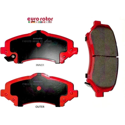 EUROROTOR - F1D1273H - Front Semi Metallic Pads pa3