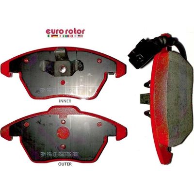 EUROROTOR - F1D1319H - Front Semi Metallic Pads pa3