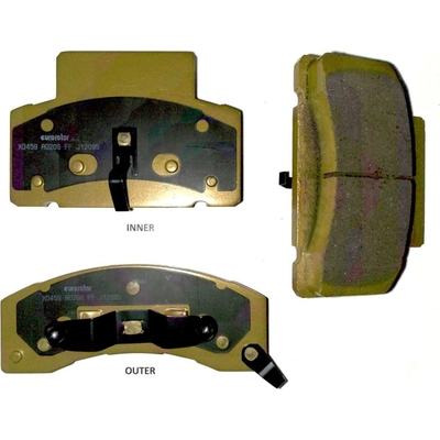 Front Semi Metallic Pads by EUROROTOR - F1D459 pa3