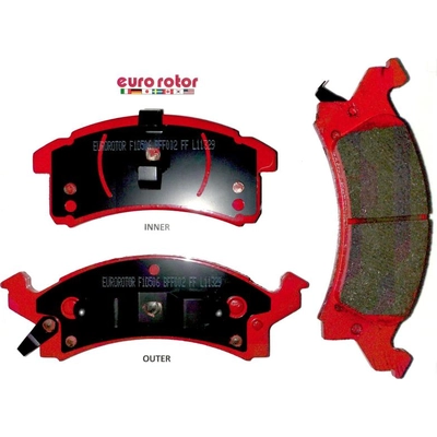 Front Semi Metallic Pads by EUROROTOR - F1D506 pa3