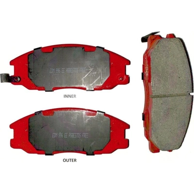 Front Semi Metallic Pads by EUROROTOR - F1D864H pa3