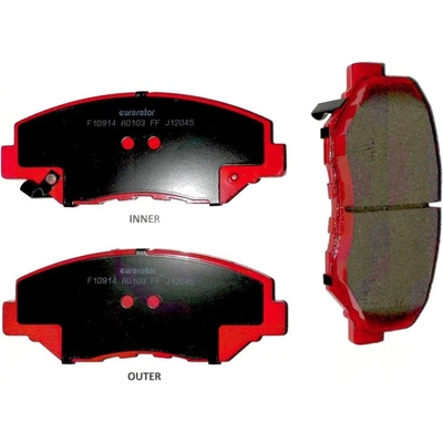 EUROROTOR - F1D914H - Front Semi Metallic Pads pa3