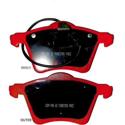 Front Semi Metallic Pads by EUROROTOR - F1D982 pa3