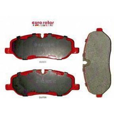 Front Semi Metallic Pads by EUROROTOR - F1D1098H pa1