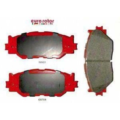 Front Semi Metallic Pads by EUROROTOR - F1D1178 pa2