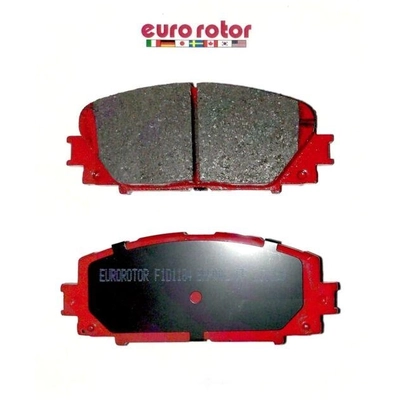 EUROROTOR - F1D1184H - Front Semi Metallic Pads pa3