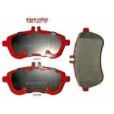 Front Semi Metallic Pads by EUROROTOR - F1D1340H pa3