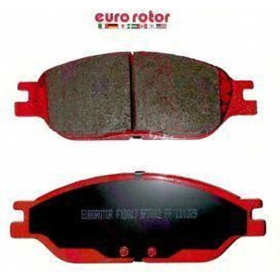 Front Semi Metallic Pads by EUROROTOR - F1D803H pa3