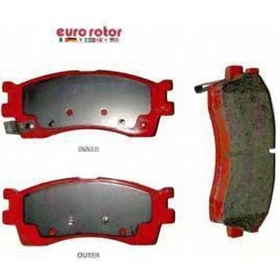 Front Semi Metallic Pads by EUROROTOR - F1D889 pa2