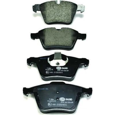 Front Semi Metallic Pads by HELLA PAGID - 355006891 pa1