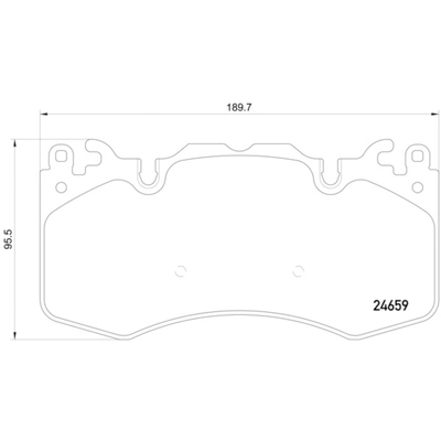 HELLA PAGID - 355016151 - Front Semi Metallic Pads pa1