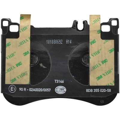 HELLA PAGID - 355020581 - Front Semi Metallic Pads pa3
