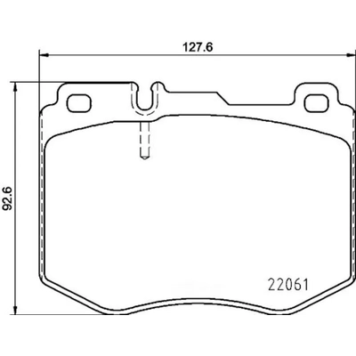 HELLA PAGID - 355021671 - Front Semi Metallic Pads pa2