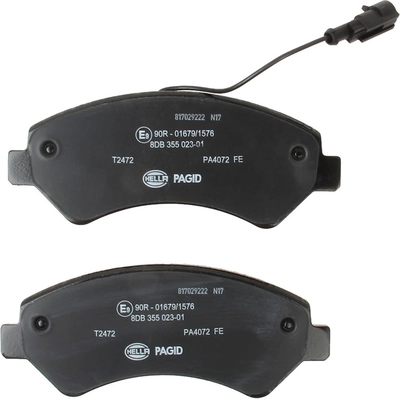 HELLA PAGID - 355023011 - Front Semi Metallic Pads pa1