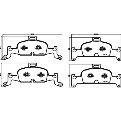 HELLA PAGID - 355025811 - Front Disc Brake Pads pa3
