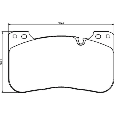 HELLA PAGID - 355025991 - Disc Brake Pad pa1