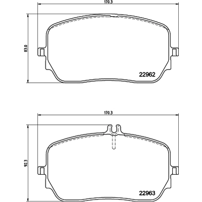 HELLA PAGID - 355039211 - Front Semi Metallic Pads pa2