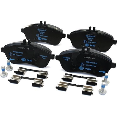 Front Semi Metallic Pads by HELLA PAGID - 355043261 pa3