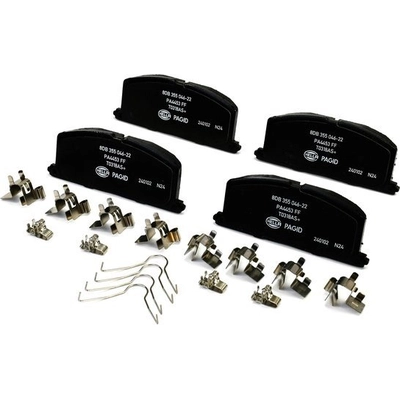 Front Semi Metallic Pads by HELLA PAGID - 355046221 pa1