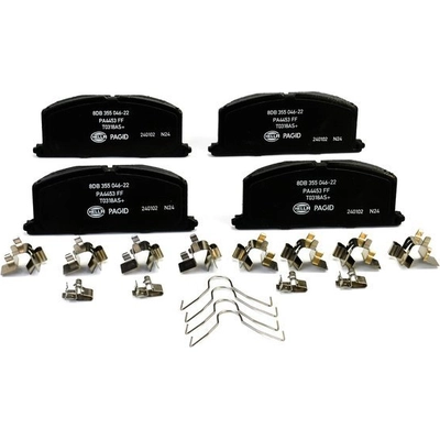 Front Semi Metallic Pads by HELLA PAGID - 355046221 pa3