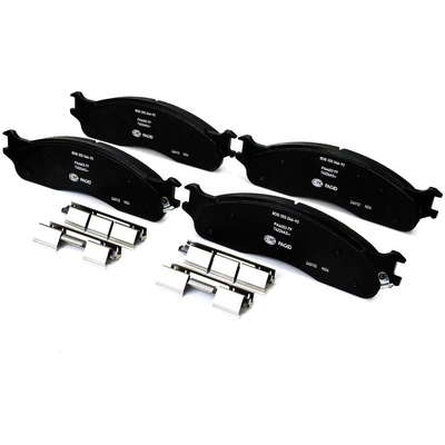 Front Semi Metallic Pads by HELLA PAGID - 355046921 pa1